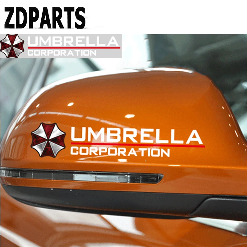 

ZDPARTS 2X Car Umbrella Reflective Rear Mirror Stickers Decal For Skoda Octavia A5 A7 2 Rapid Fabia Yeti Superb Volvo V70 XC60