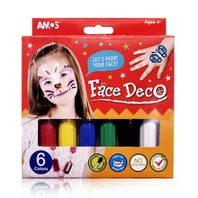 Нетоксичная моющаяся краска для лица и тела Радужная цветная краска ing Pen фестиваль Хэллоуин вечерние причудливые лицо деко Макияж для детей