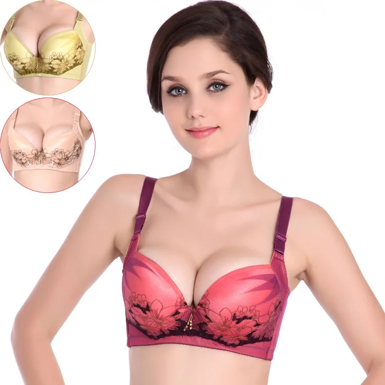 Free Gift 2013 New Women Embroidery And Magnet Therapy Lining Underwear Sex Girls Floral Push Up And Adjustable Bra B0r45a Free Gift 2013 New Women Embroidery And Magnet Therapy Lining Underwear Sex Girls Floral Push Up And Adjustable Bra B0r45a