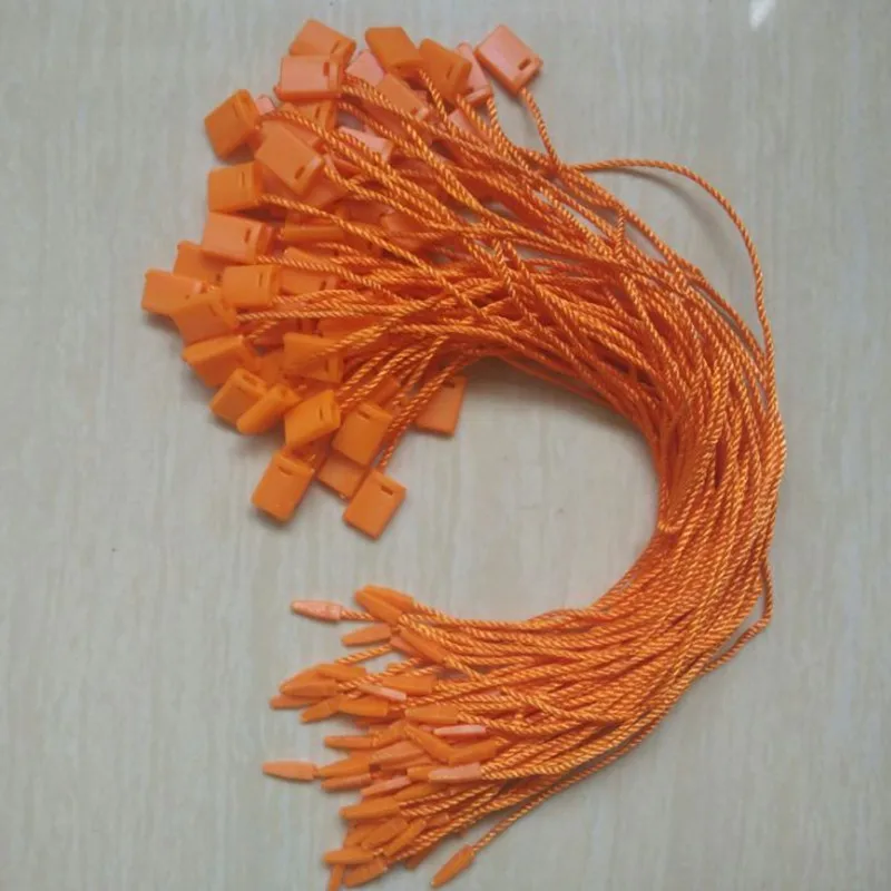

18cm , 500pcs Orange cords for paper tags rope Hang tag seal strings