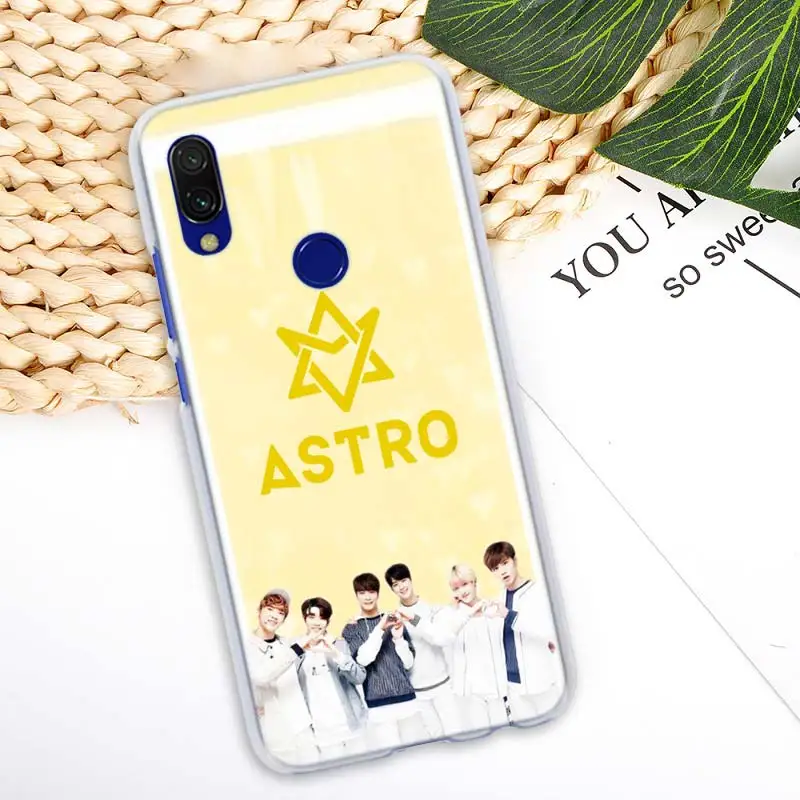 Чехол для мальчиков KPOP ASTRO band для Xiaomi Redmi Note 7 Pro 7 6 5 Plus 5A 6A 4X S2 GO Pocophone F1 чехол для телефона Coque