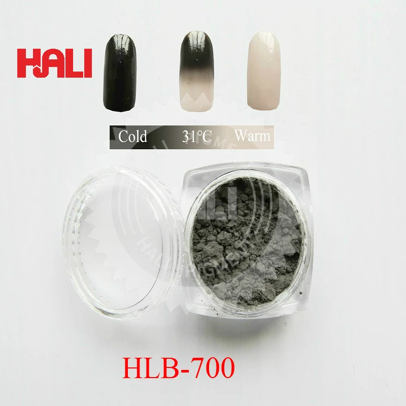 Thermochromic pigment hot sensitive pigment nail pigment temperature active color activate temperature 15C 20C 31C 38C 45C