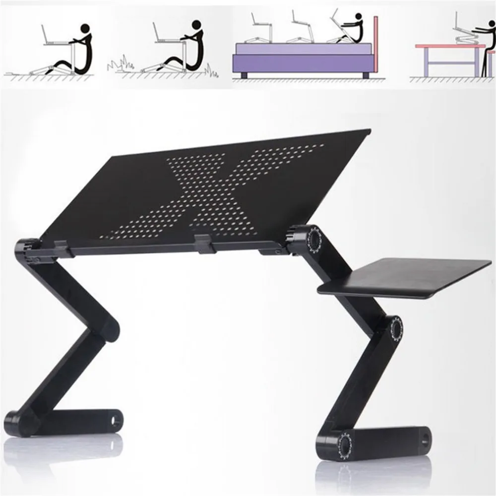 0.48m Portable Foldable Aluminum Alloy Laptop Computer Notebook Table Stand Desk Bed Tray Enjoy Fun in Home No fan 0.48m Portable Foldable Aluminum Alloy Laptop Computer Notebook Table Stand Desk Bed Tray Enjoy Fun in Home No fan
