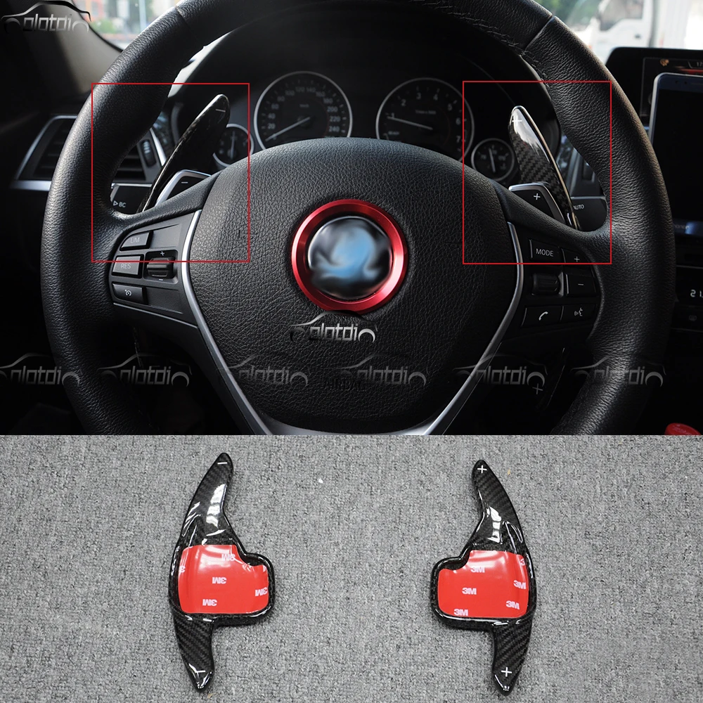 

Car Styling Interior Stickers Steering Wheel Extension Paddle Trim Drive Gear Shifter for BMW Universal F20 F30 F32 F45 F10