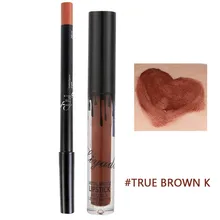 Жидкая матовая прочный водонепроницаемый помада Губы Карандаш для макияжа Коврики блеск для губ Косметика для губ комплект