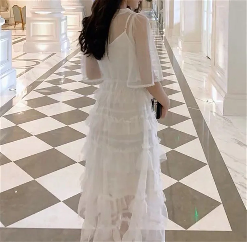 Женское летнее белое пляжное платье длинные женские платья Vestidos