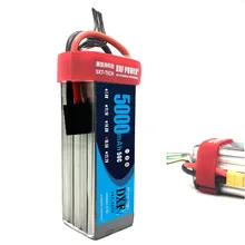 DXF RC Lipo Battery 18.5V 5000mAh 50C Max 100C 5S for Helicopter Quadcopter Airplane Drone FPV LOGO 500