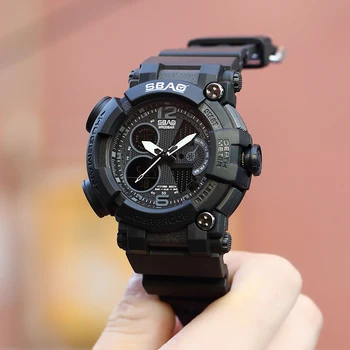

watch fashion brand men's sports watches Chrono countdown men's waterproof Digital Clock man military watch Relogio Masculin