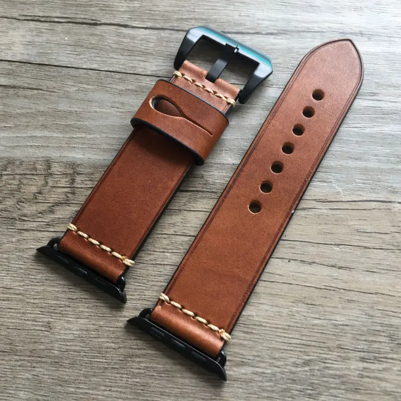 Ремешок из натуральной кожи для apple watch band pulseira apple watch 5 4 3 42 мм 38 мм iwatch band 44 мм 40 мм correa аксессуары для часов