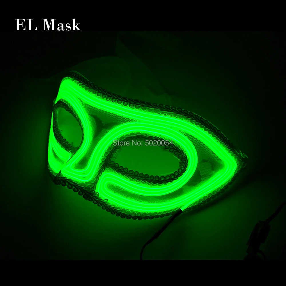 GZYUCHAO EL EVA Marshmello DJ EL Wire полный косплей с маской для лица шлем светодиодный маска для танцев DJ клуб бар, ночной клуб