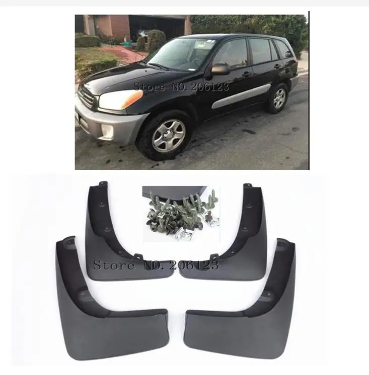 Автомобильные Брызговики гвардии fit 2000-2005 для Toyota RAV4 крыло 4 шт./компл