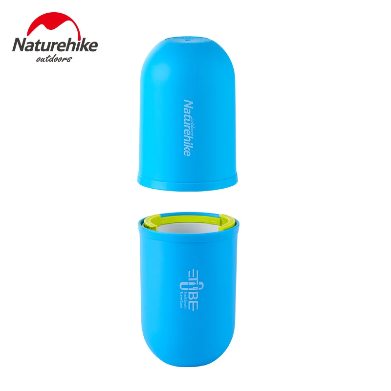 

Naturehike Outdoor Capsule Wash Cup Portable Mouthwash Bottle Travel Toothbrush Mug Camping Accessories