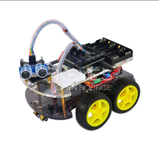 

Obstacle Avoidance Anti-drop Smart Car Robot Kit Free Shipping