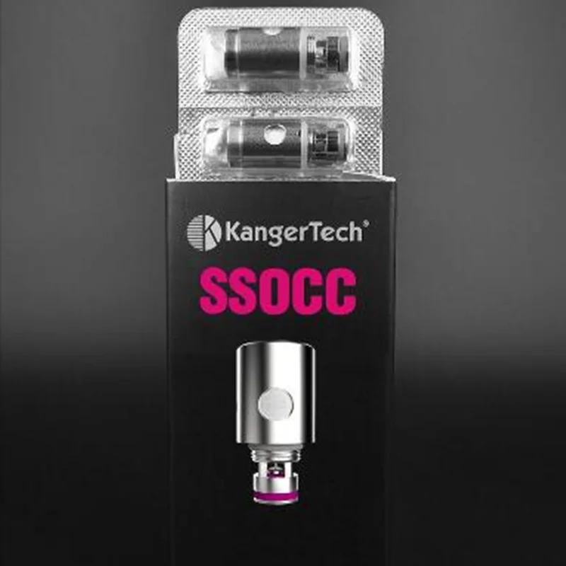 50 шт./лот kanger ssocc Coil 0.2ohm 0.5ohm 1.2ohm 1.5ohm сменная спираль атомайзера головка для Воздушный Распылитель Kanger ядро