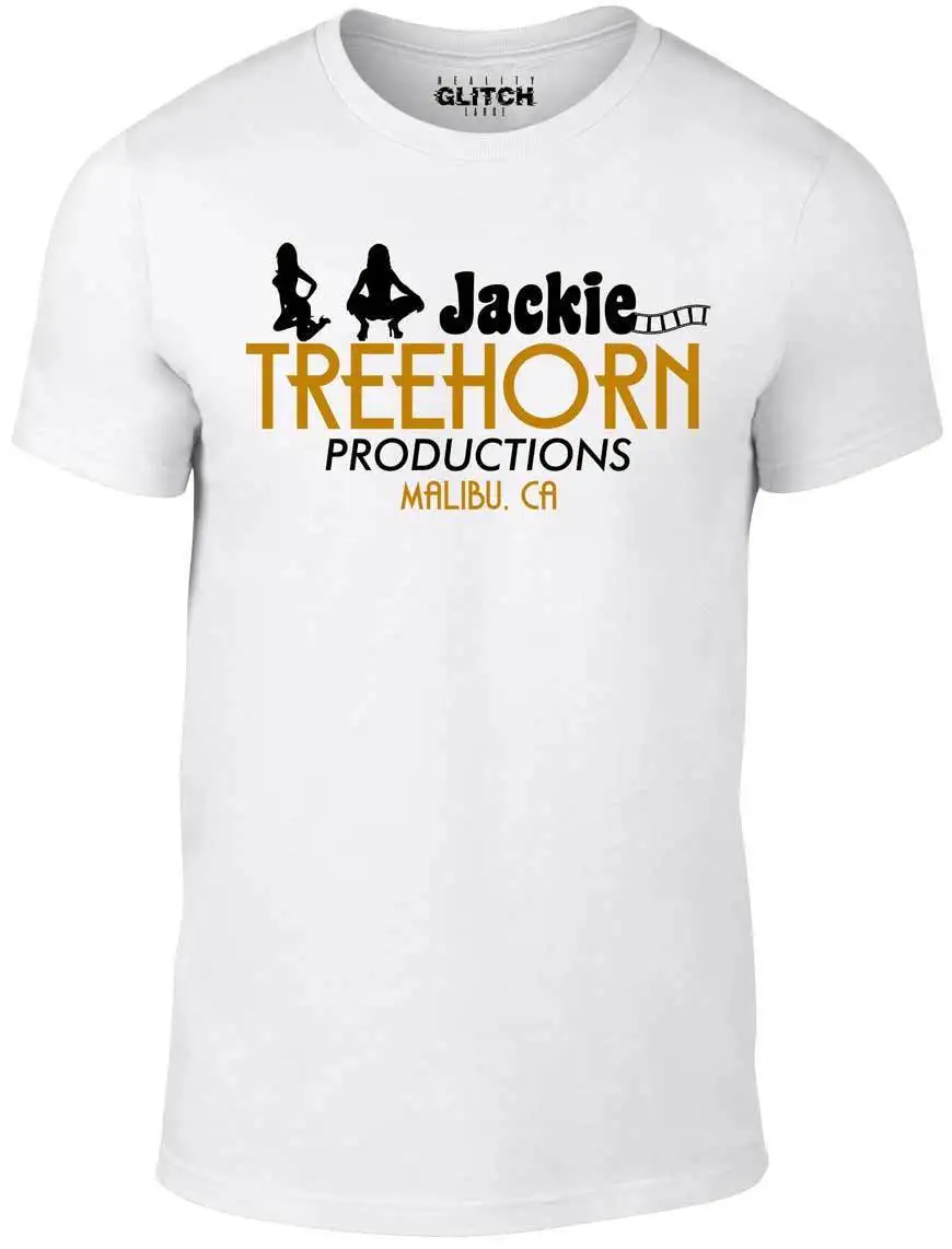 Джеки Treehorn Productions t-shirt-Вдохновленный БОЛЬШОЙ ЛЕБОВСКИ Dude t shirt порно Удобная