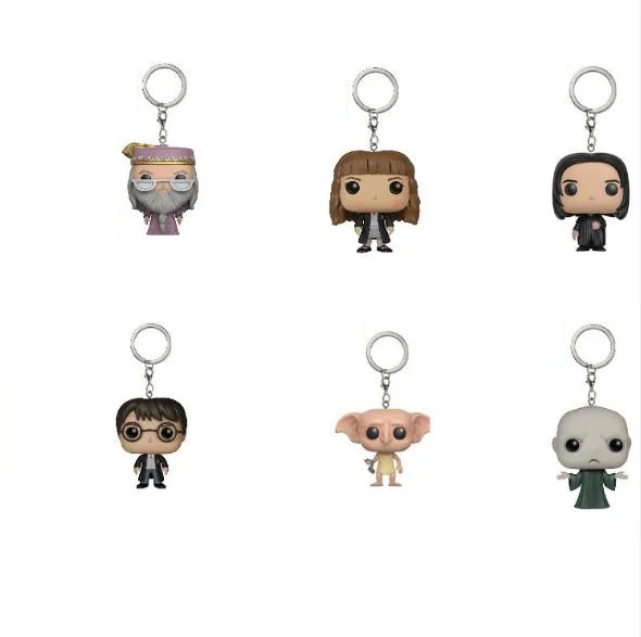

Harri potter Dobby/Hermione Granger/LORD VOLDEMORT/Severus snape DUMBLEDORE keychain Action Figures Doll toys for children