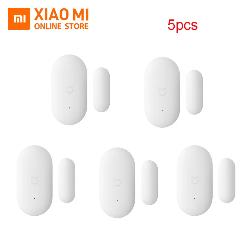 

5pcs Original Xiaomi Mi Intelligent Mini Door Window Sensor Automatic Lights Human Body Sensor For Smart Home Kits Alarm System