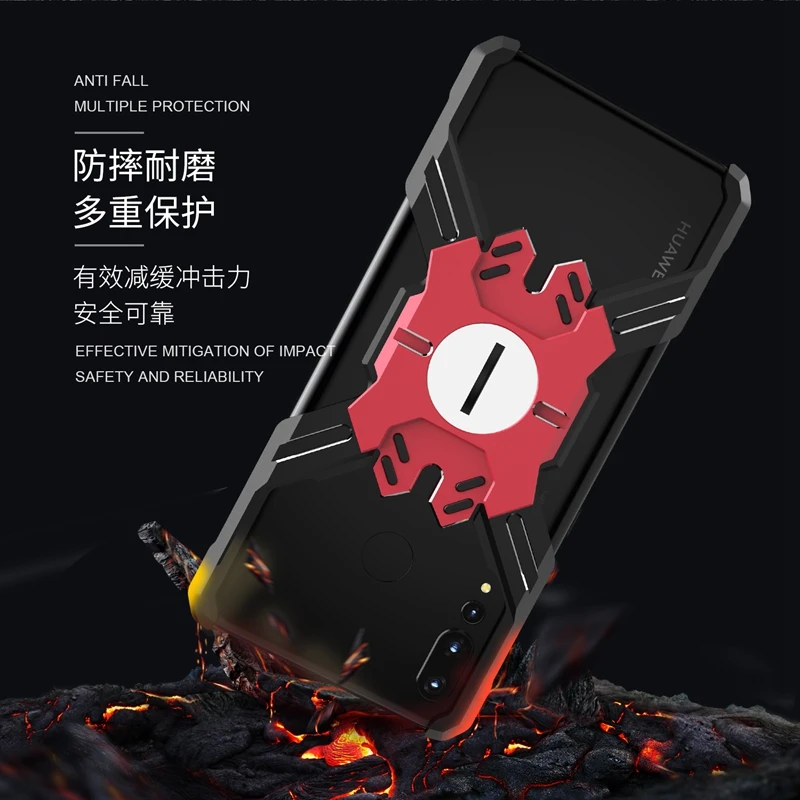 Для huawei Nova 4 чехол Роскошный бронированный металлический противоударный чехол для huawei Nova 4-х мерная механические Heavy Duty для huawei Nova4