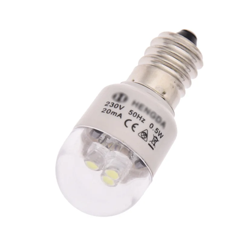 2PCS 0.5W 230V Light Bulbs For Household Sewing Machine Parts Threaded Interface Sewing Machine Tool Accessories