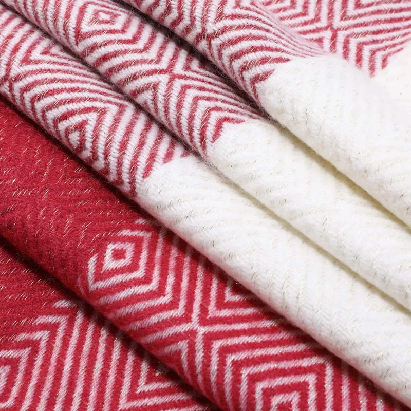 Classic Plaid Bright Silk Cashmere Scarf Shawl Luxury Brand New Design Winter Soft Warm Women Scarves Shawl For Ladies