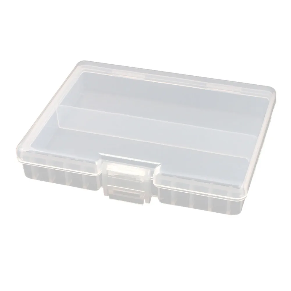 Uxcel белый жесткий пластик 130x100x25 мм Чехол-держатель коробка для хранения Контейнер для 48 батареек AAA чехол для хранения инструментов Высокое качество