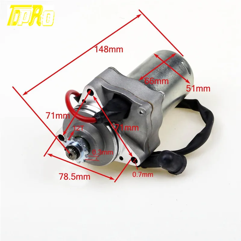 

Start Starter Motor 50cc 70cc 90cc 110cc 125cc ATV Quad Bike Top Engine Position