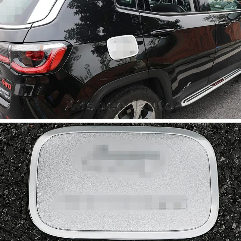 Car styling For Jeep Compass 2017 18 Fuel Cap Tank Cap Cover Trim 1pcs
