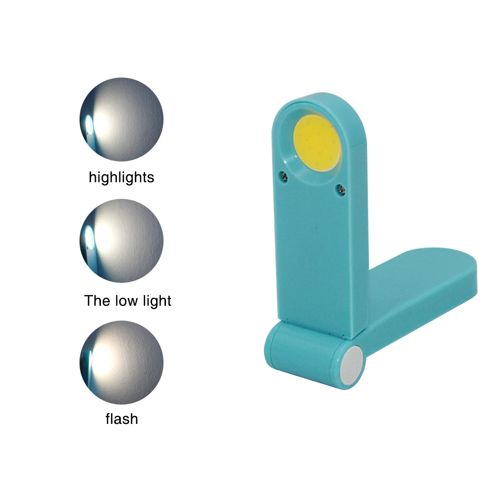 COB LED мини зеркало для макияжа портативный фонарь встроенный аккумулятор ручная