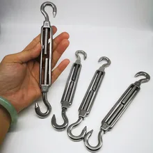 Комплект из 4 предметов забор устройство для натяжения проволоки M8 стяжная муфта с крючком и крючком