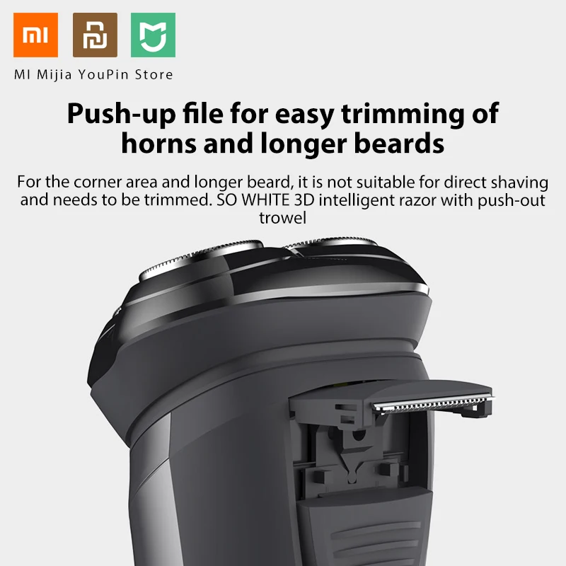 Xiaomi mijia SO WHITE умная 3d бритва с умным управлением Влажная и сухая Умный Замок