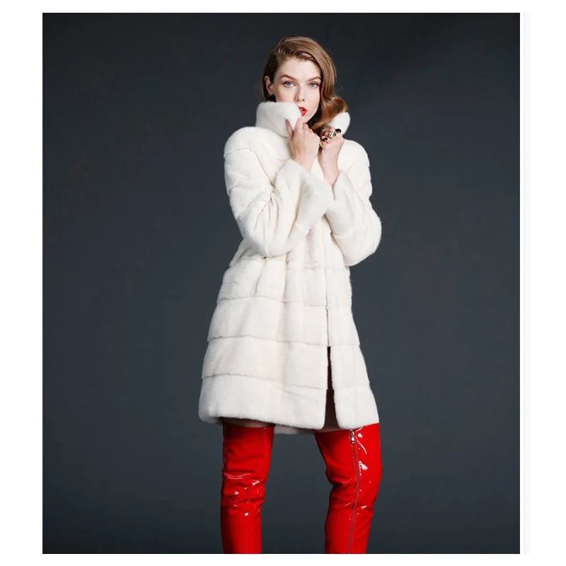 

2019 New Women Coats Thick Faux Fur Hooded High Quality Fashion Thick Slim Milk White Camel Faux Fur Jacket Fake Rabbit Fur Coat