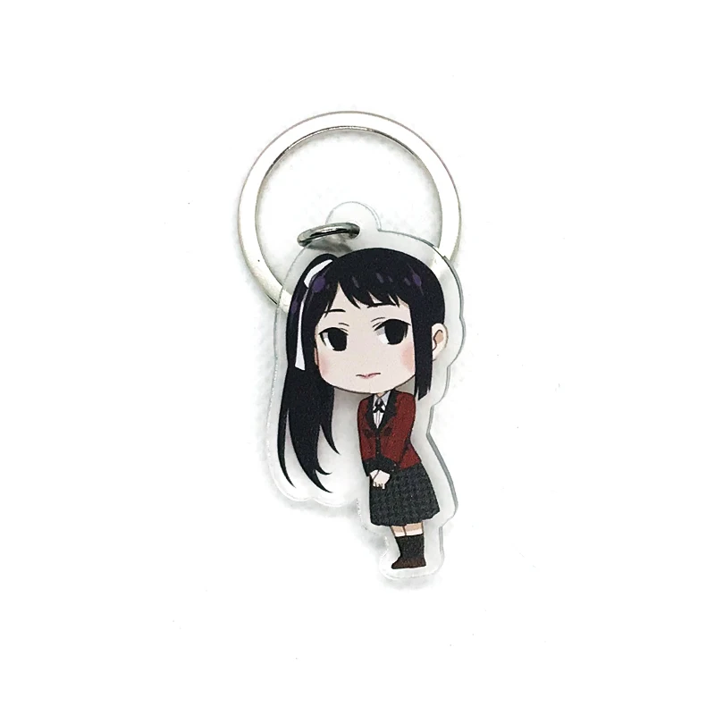 Аниме Kakegurui-компульсивный игрок Руна Yomozuki Jabami Yumeko фигурка Косплей акриловый брелок сумка Подвеска Брелок Милые подарки - Цвет: 04