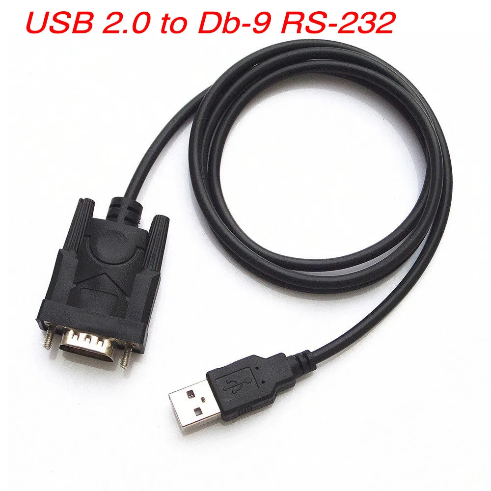 USB 2 0 к RS232 9Pin Db9 преобразователь Штекерный последовательный кабель для Win