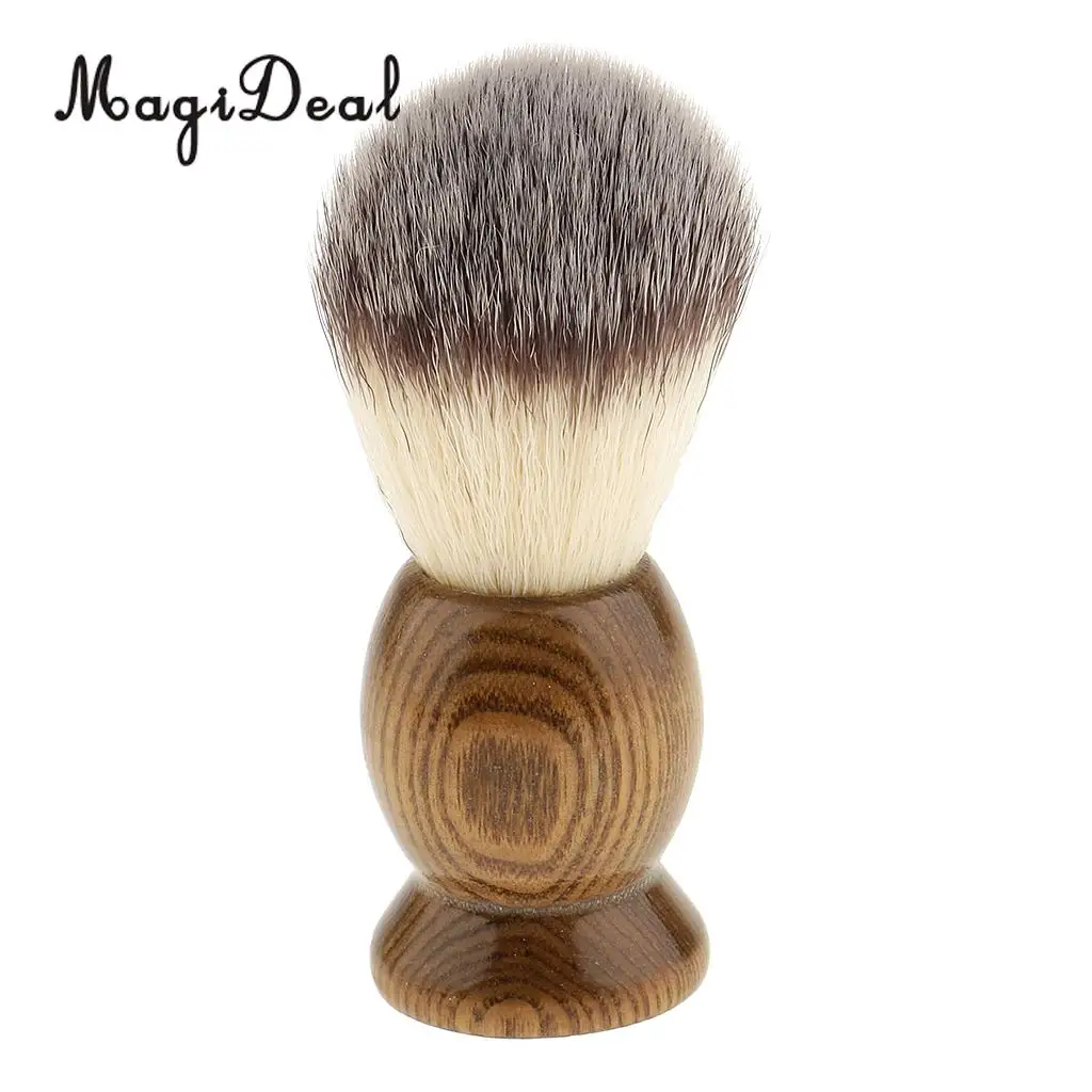 Set of 2pcs Bathroom Salon Men Beard Grooming Moustache Shaving Brush Bowl Set