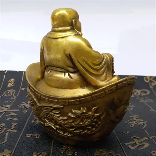 Chinese-Fengshui-brass-Happy-Laugh-Maitreya-Yuanbao-Ruyi-Bat-Buddha-statue-home-decoration-metal-handicraft (3)