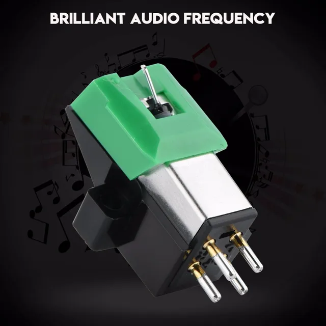 High Quality for AT95E Record Player Stylus 3 Speed 13mm Pitch Record Cartridge Vinyl Stylus