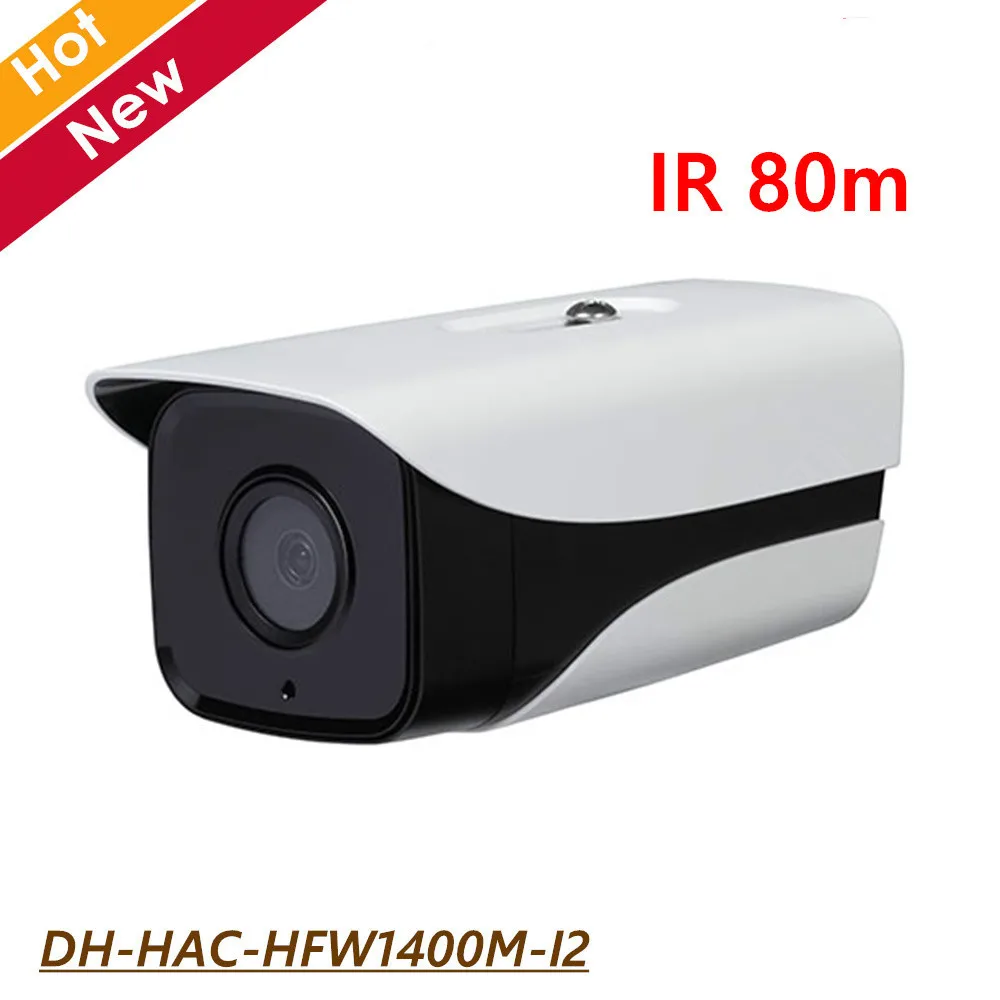 Новый DH HDCVI 4MP WDR AHD CVI открытый HAC Камера HFW1400M I2 ИК 80 м водонепроницаемый IP67 CCTV те же