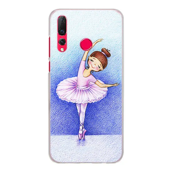 Балерина Танцы Девушка чехол для huawei Nova 3 3i 3e 4 коврики 10 20 Lite P20 Lite Жесткий пластиковый Чехол - Цвет: 15