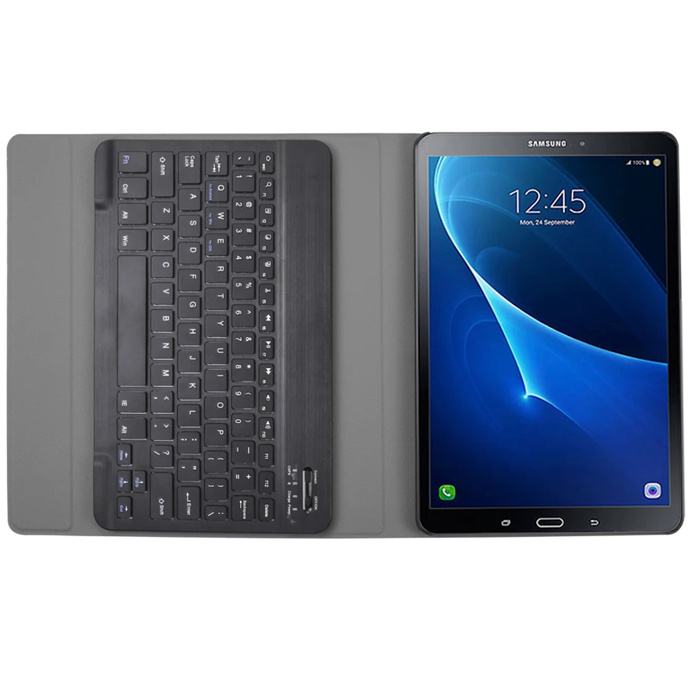 Bluetooth клавиатура кожаный чехол для samsung Galaxy Tab A A6 10,1 T510 T515 T580 T585 10,5 T590 T595 чехол Funda