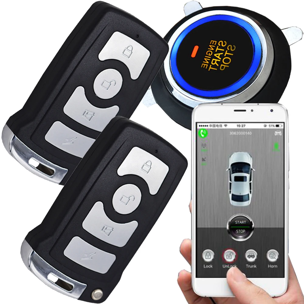 Buy smart phone gsm gps car alarm system with online