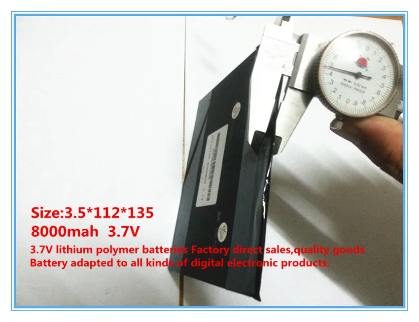 Lithium Battery 3.7v,8000mah,polymer Ion Tablet Pc,mid,pda,diy 1 Lithium Battery 3.7v,8000mah,polymer Ion Tablet Pc,mid,pda,diy 1