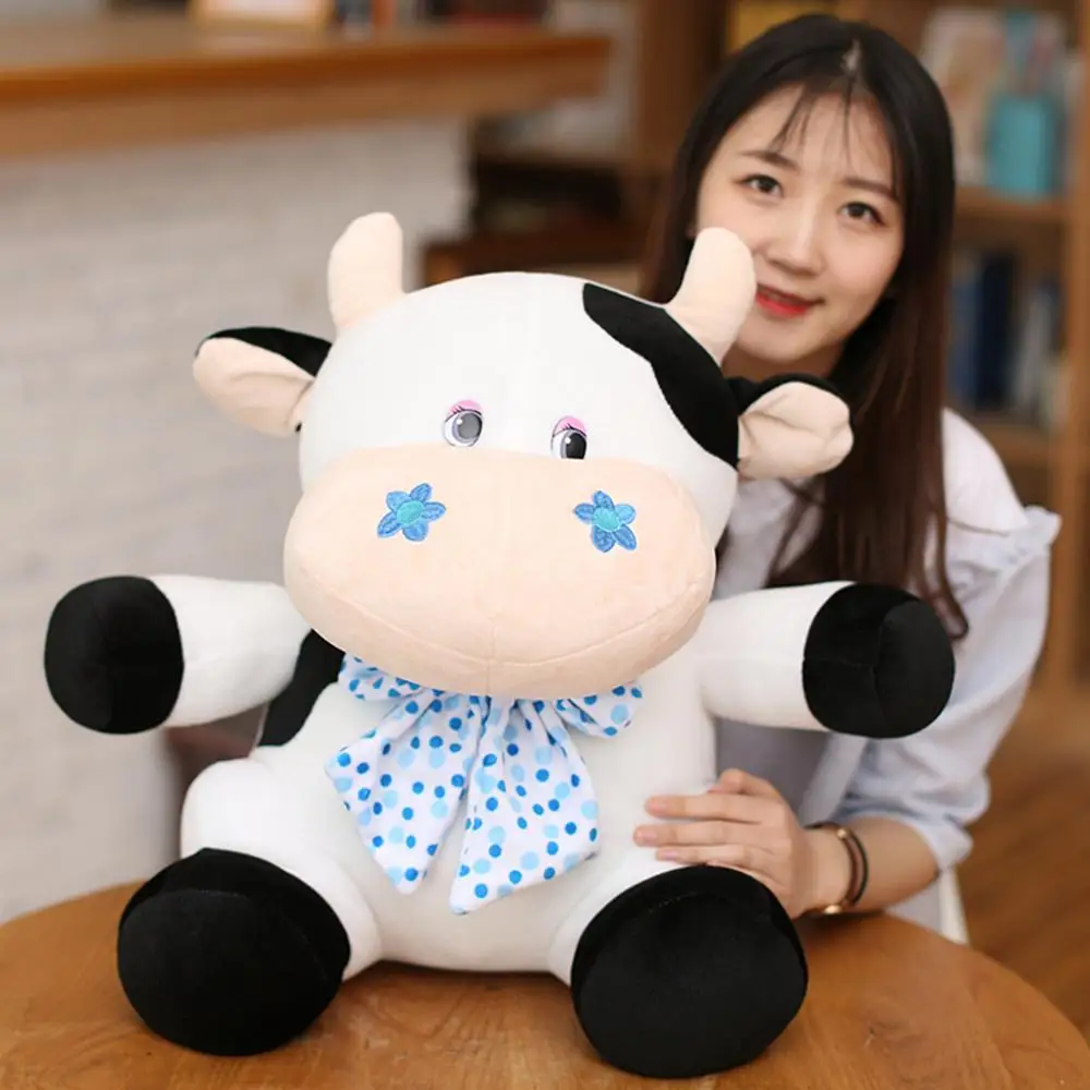 1 шт., 25 см/40 см, Kawaii, корова, плюшевые животные, куклы, игрушки, мягкие плюшевые, корова, корова, игрушки, подарки на день рождения, детские игрушки