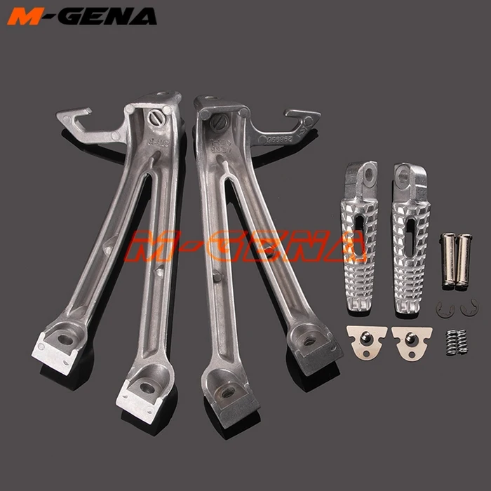 Rear Footpegs Foot Pegs Footrest Pedals Bracket For GSXR600 GSXR750 GSX600R GSX750R GSX-R650 GSX-R750 K6 2006-2007 06 07