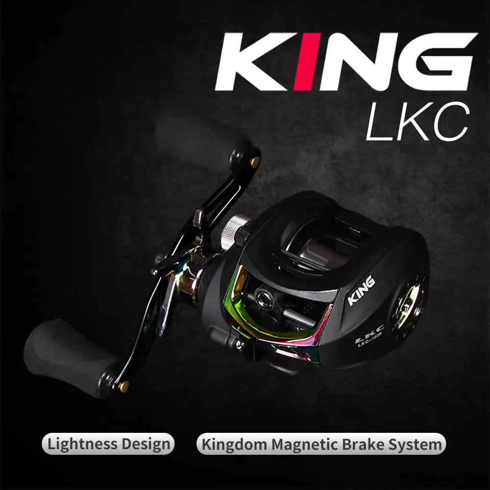 Kingdom KING II Spinning Rods Combo Casting Fishing Rod Reel Set 2 pc top section and 2 pc Power Lure Set Fishing Rod (12)