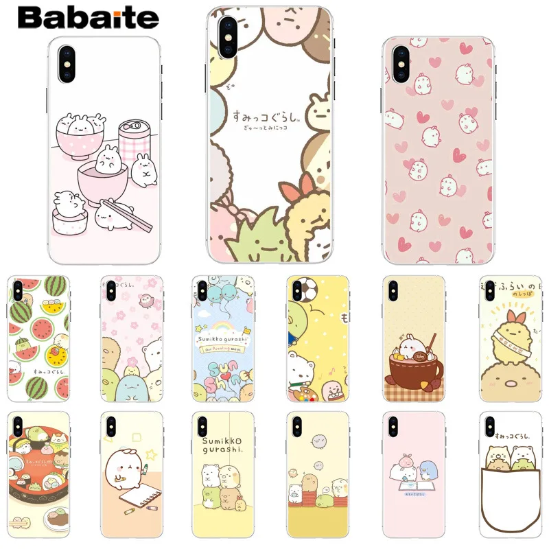 Мягкий ТПУ чехол для телефона Babaite мультяшный sumikko gurashi Art best friend iPhone X XS MAX 6 6S 7 7plus 8