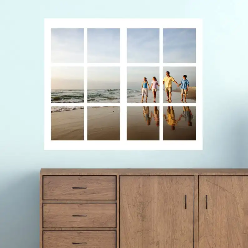 

Custom Photo Window Personalized Custom Printed Wall Decals Room Decor Wall Sticker Wall Decor DIY Home Decoration