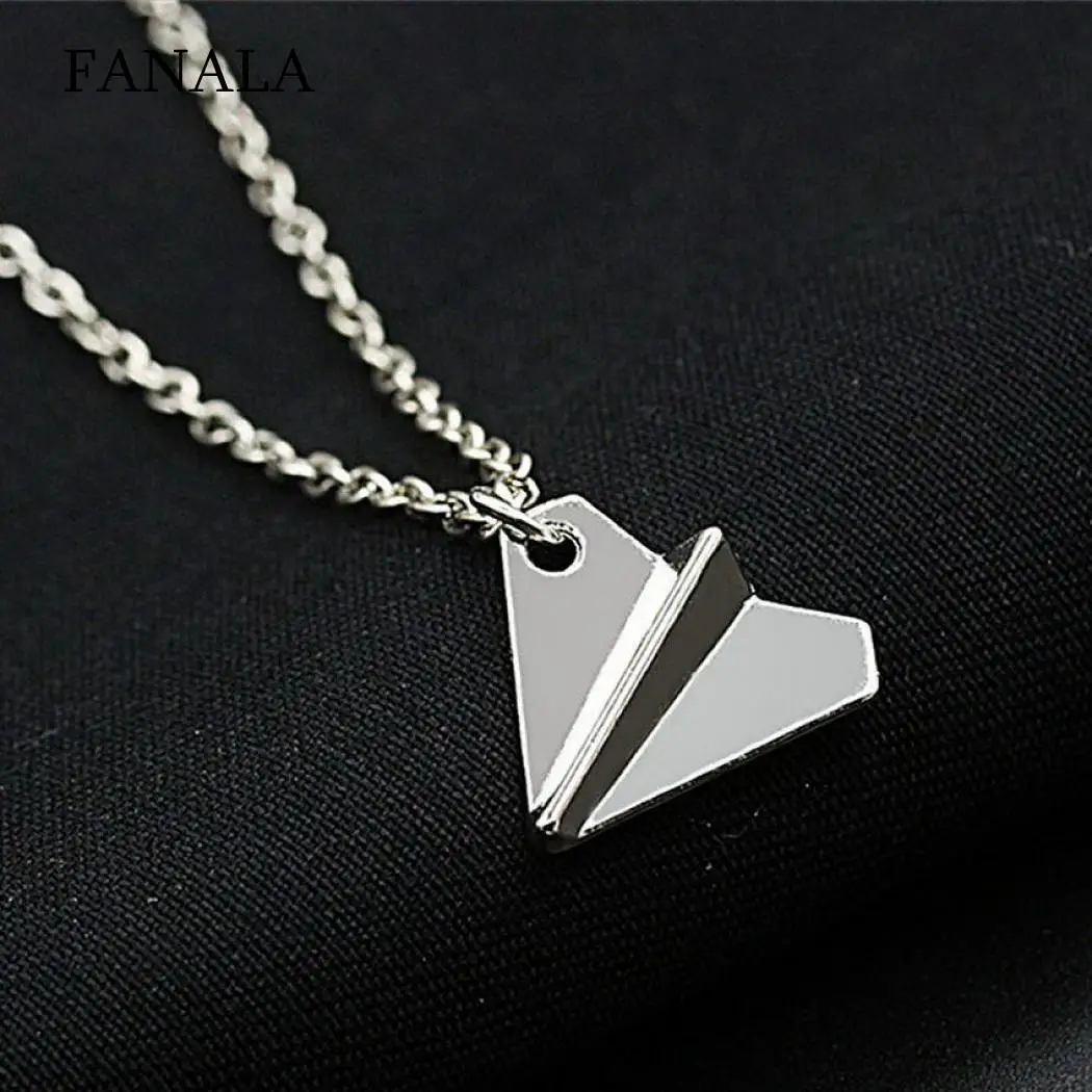 

Plane Necklace Shape Heart Women Casual Pendant Fashion Paper