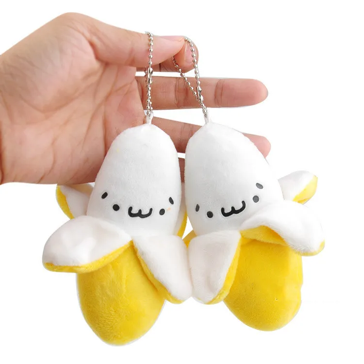 

Plush banana charms Keychain Plush Stuffed TOY Bouquet wedding favors S/L