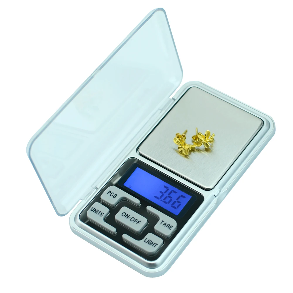 Точные мини-весы для ювелирных изделий с золотыми бриллиантами, весы для взвешивания, цифровые карманные весы 100 г/200 г/300 г/500 г