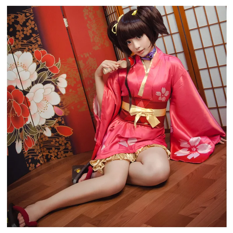 Костюм для косплея кабанери Железной Крепости/Koutetsujou No Kabaneri Mumei юката кимоно